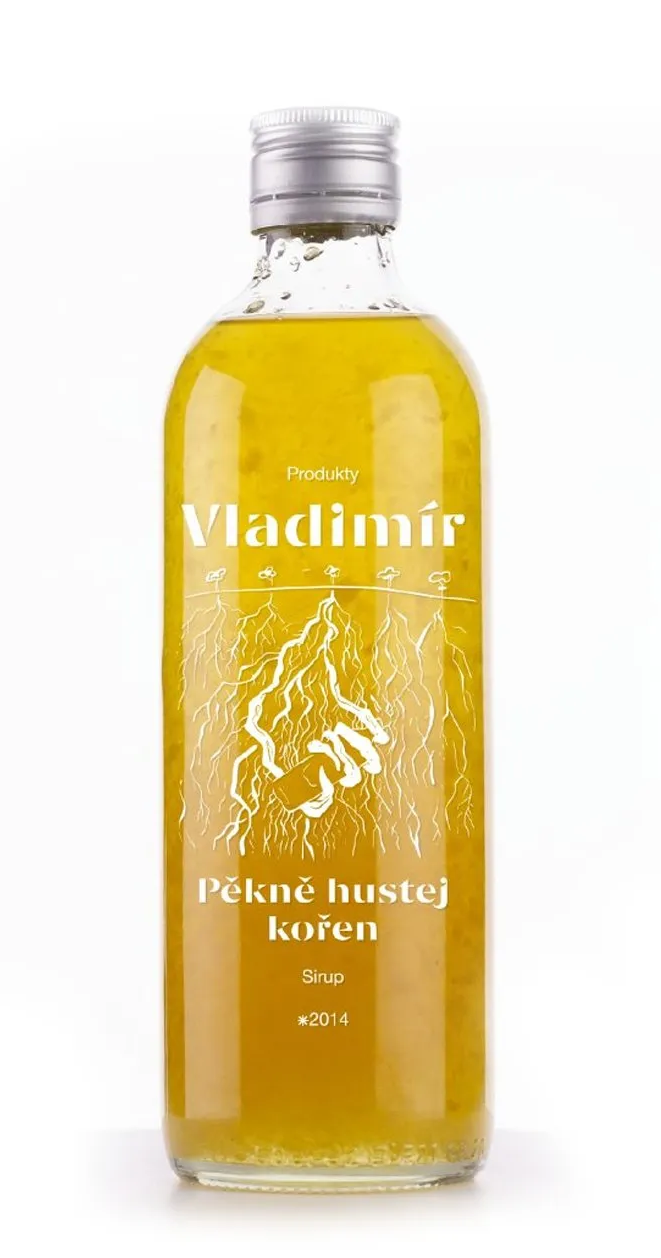 SIRUP ZÁZVOR, KOŘENE KUS